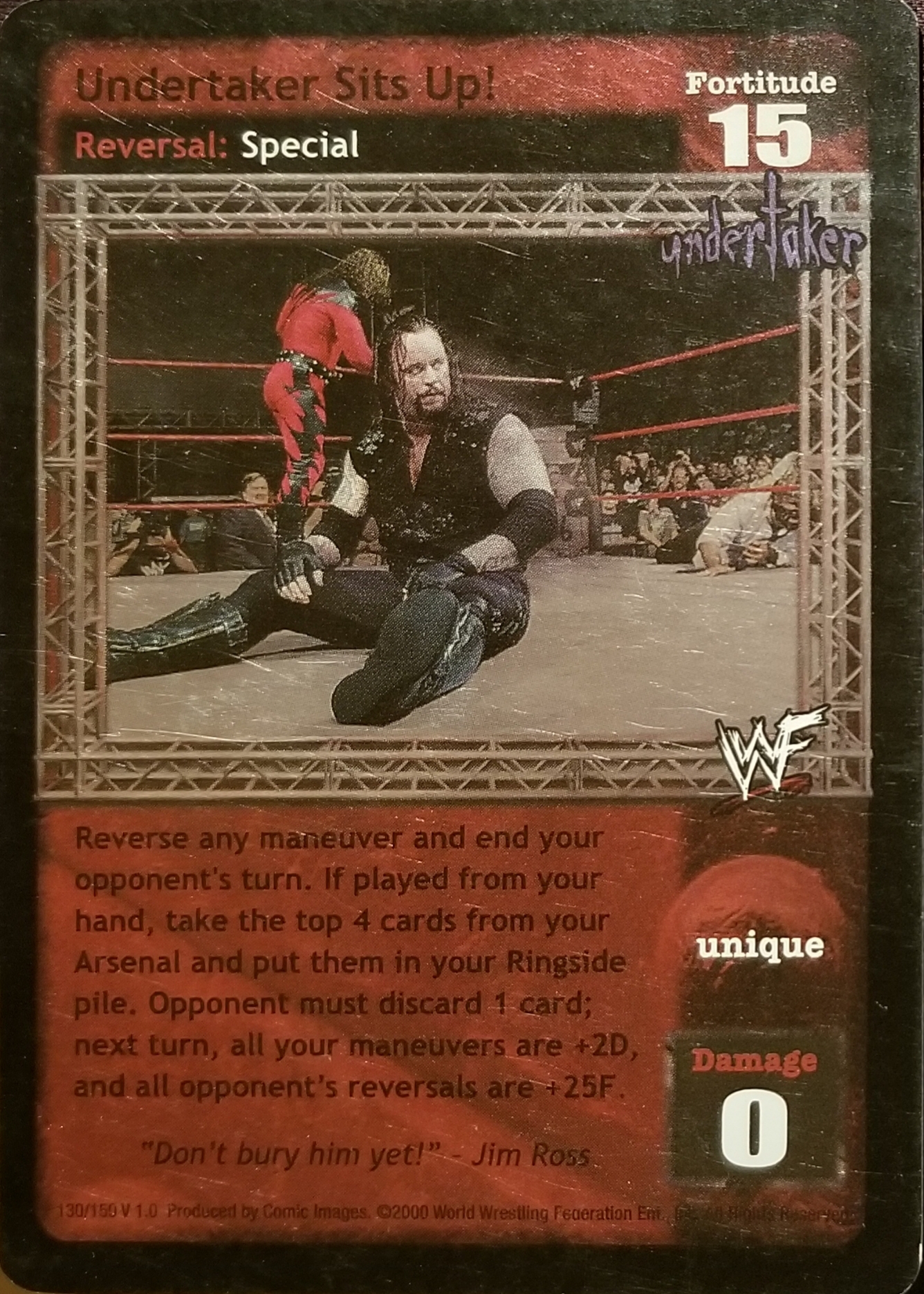 Undertaker Sits Up!